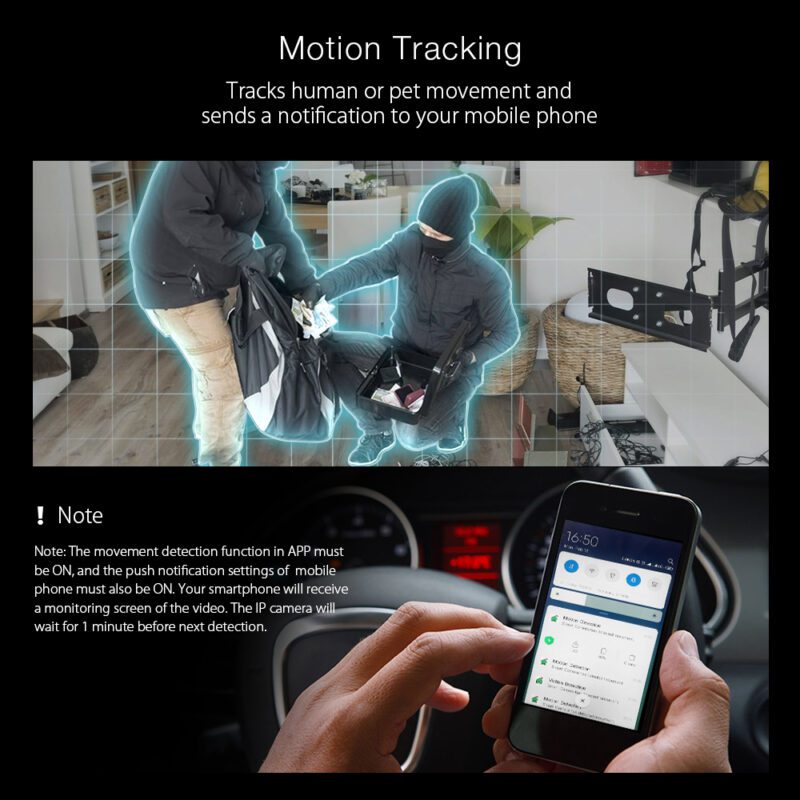 liiketunnistin valvontakamera