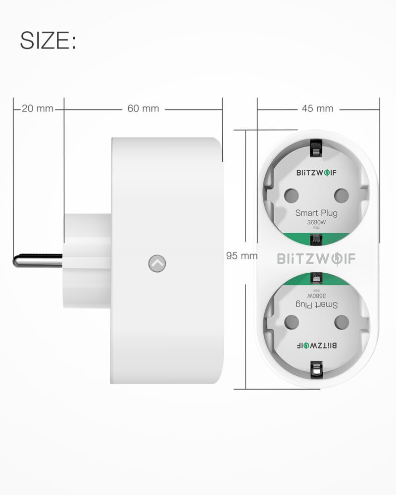 BlitzWolf BW-SHP7 etäohjattava virtakytkin etäohjattava virtakytkin