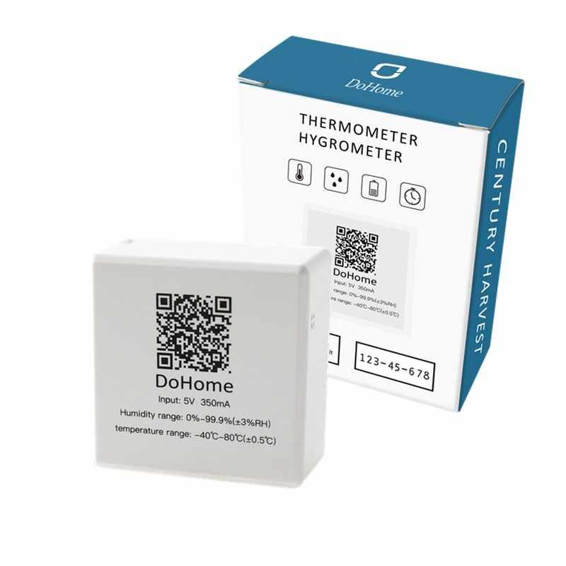 Apple HomeKit yhteensopiva WiFi ilmankosteus ja lämpömittari ilmankosteus wifi