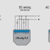 Shelly 2.5 kytkentäkaavio AC, DC ja AC roller shutter shelly kytkentäkaavio