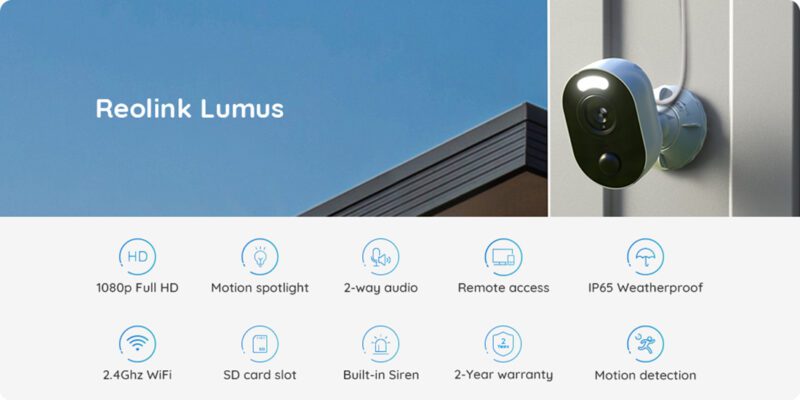 valvontakameran ominaisuudet Reolink