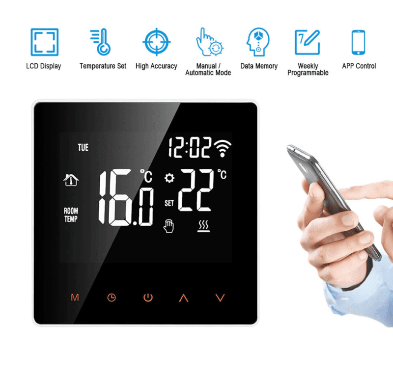 lattialämmitystermostaatti wifi