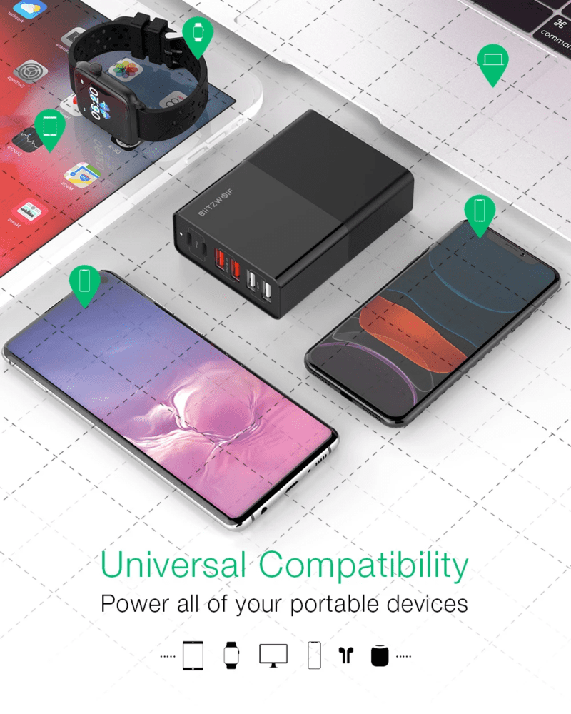 moniporttinen usb laturi