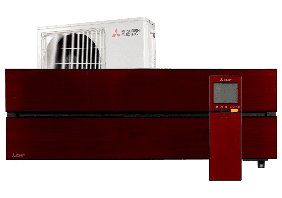 ilmalämpöpumppu punainen