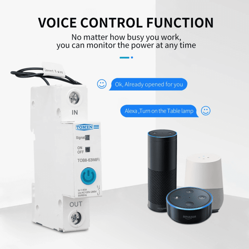 virtakytkin puheohjaus