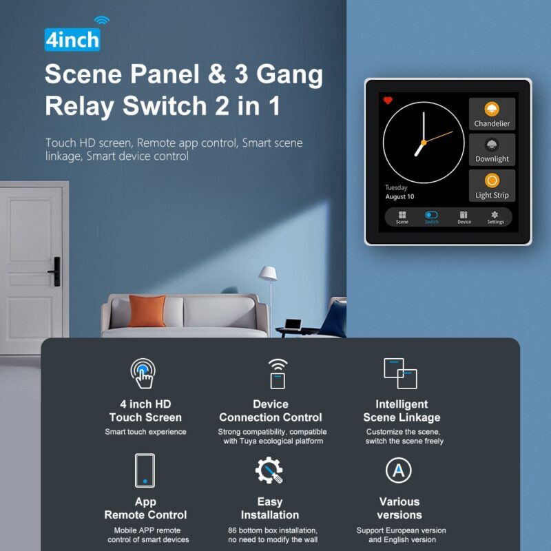 zigbee hub kosketusnäyttö