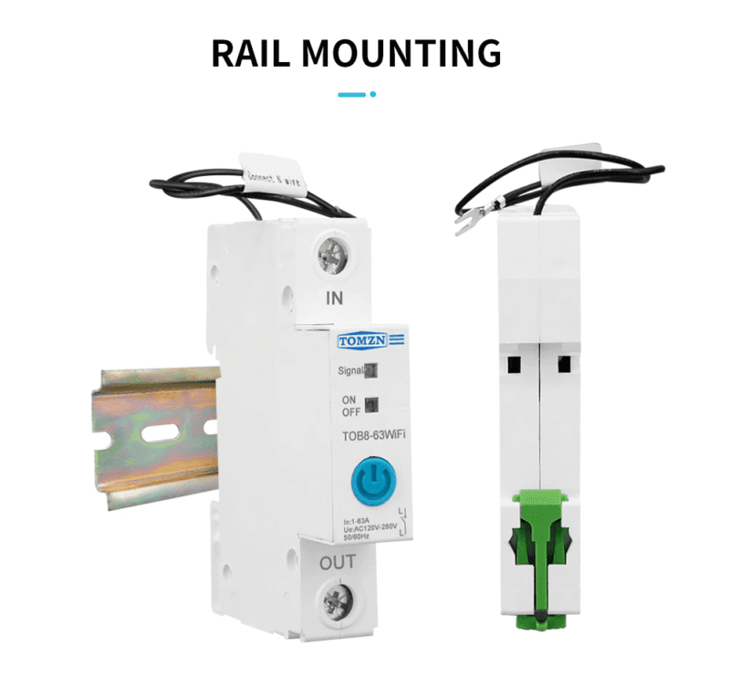 wifi virtakytkin din