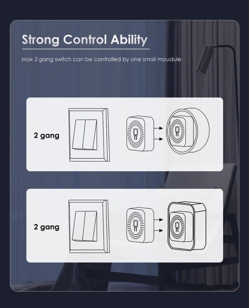 tuya virtakytkin 2-kanavainen