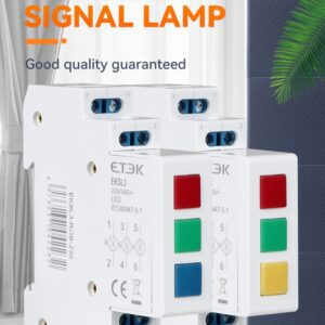 led merkkivalot din
