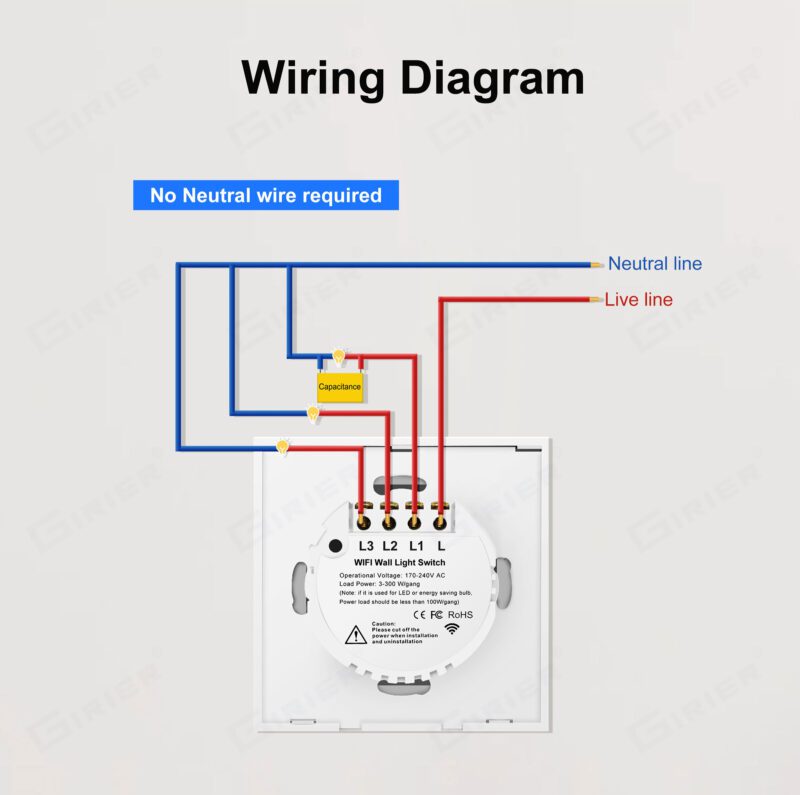 ilman nollajohtoa kytkentä