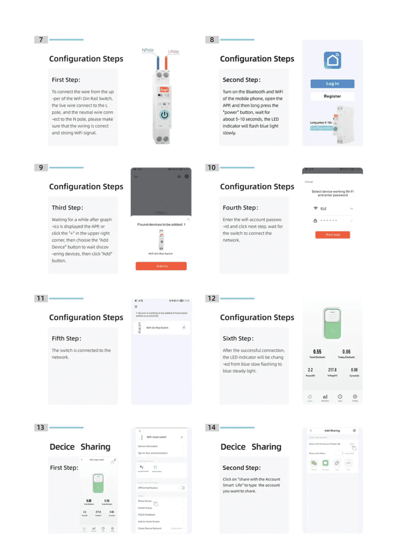 tuya virtakytkimen ohje