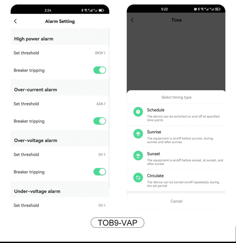 tuya sulake asetukset