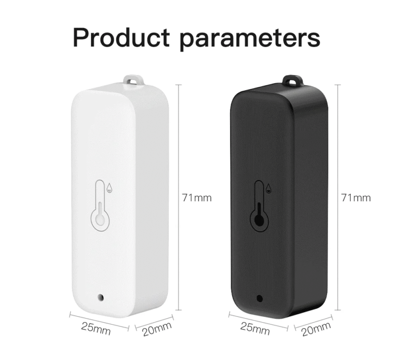 lämpömittari mitat