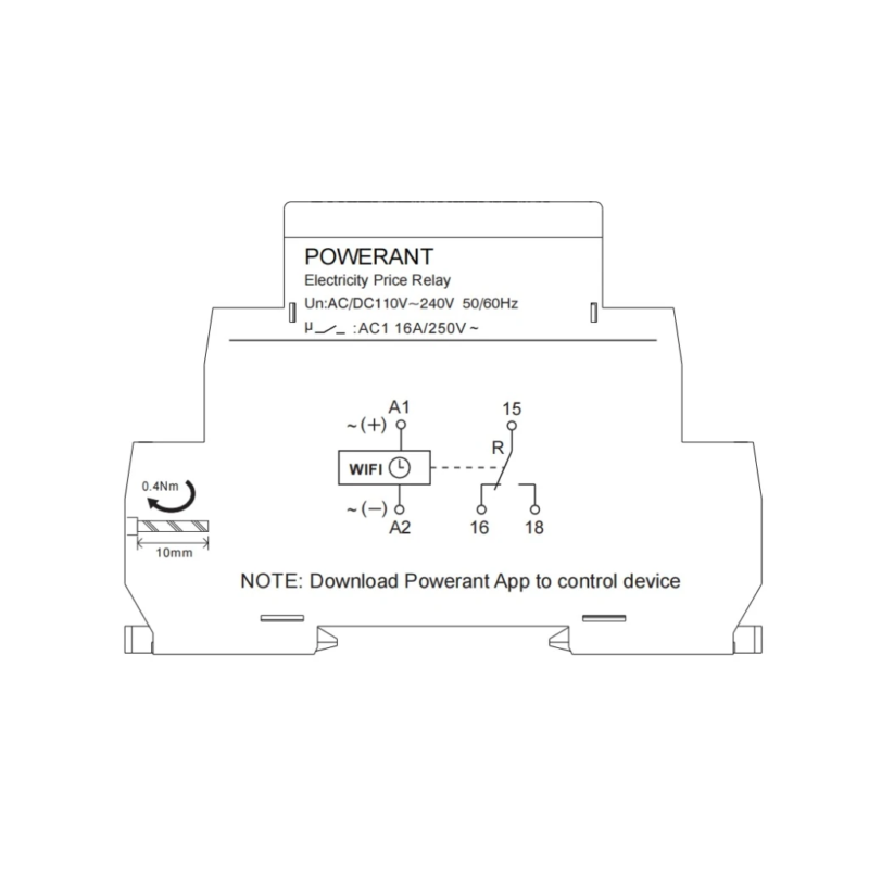 pörssisähkörele din kytkentä